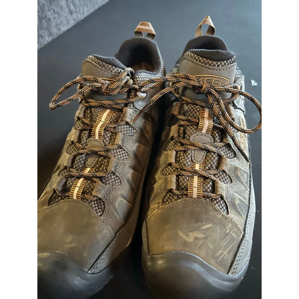 Men's KEEN Gray/Brown Athletic Shoes Size 12